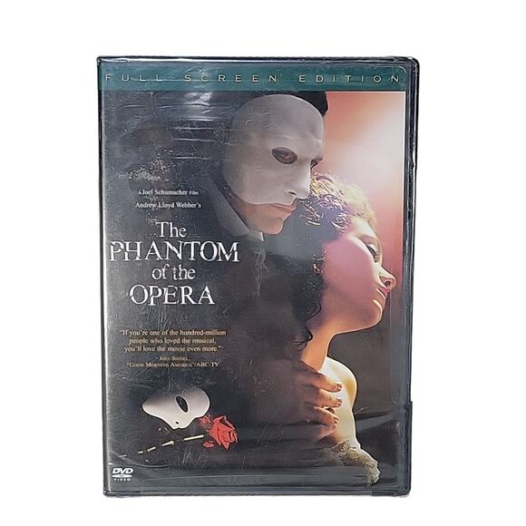 The Phantom Of The Opera, Full Screen Edition, DVD Movie, Brand New/Sealed - Picture 1 of 4